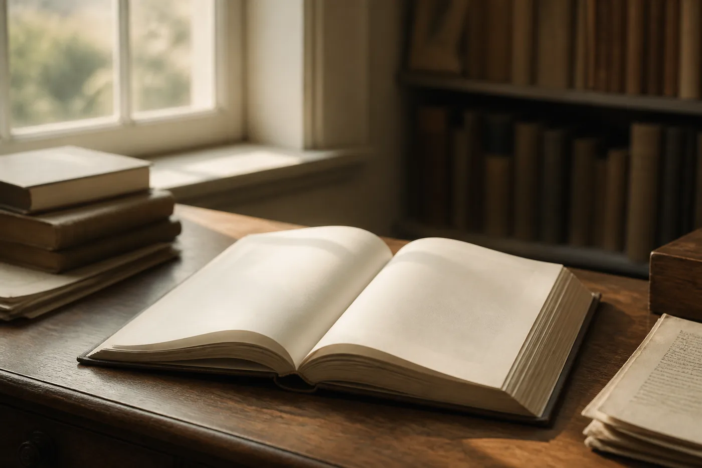An open volume in afternoon light — the quarrel with a series begins here.